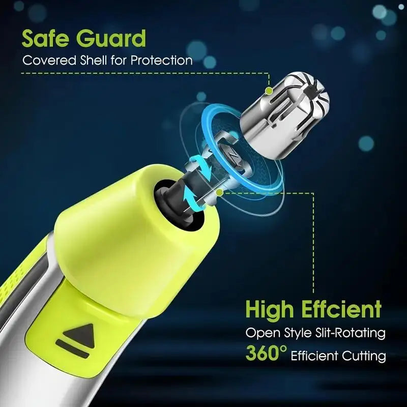 3pcs Nose Hair Trimmer Replacement Blade Heads for Philips One Blade QP2520 QP2515 QP2630 QP6510 QP6520 QP6530 Beard Trimmer