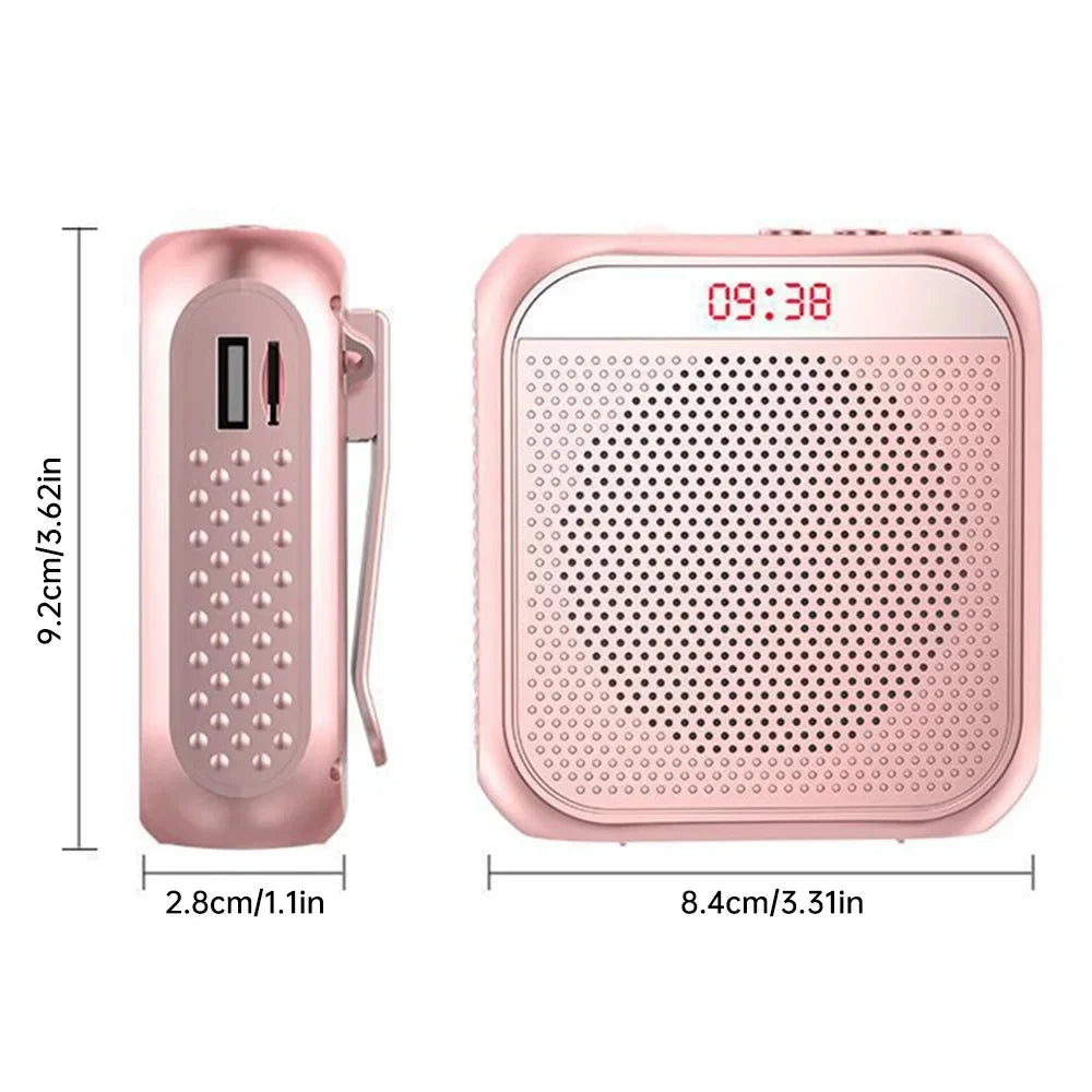Headworn Microphone Loudspeaker Voice Amplifier Recorder Mic Speaker Audio Mini Wired Mikrofon Mike Sound Battery Kit Headset