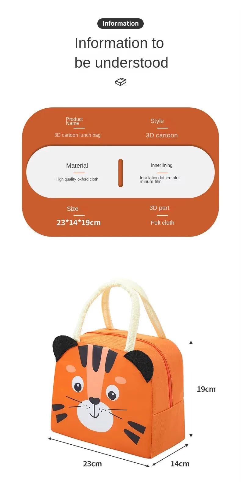 Waterproof Portable Thermal Insulation Bag, Thermal Insulation Belt, Lunch Box Bag, Thermal Insulation Bag.