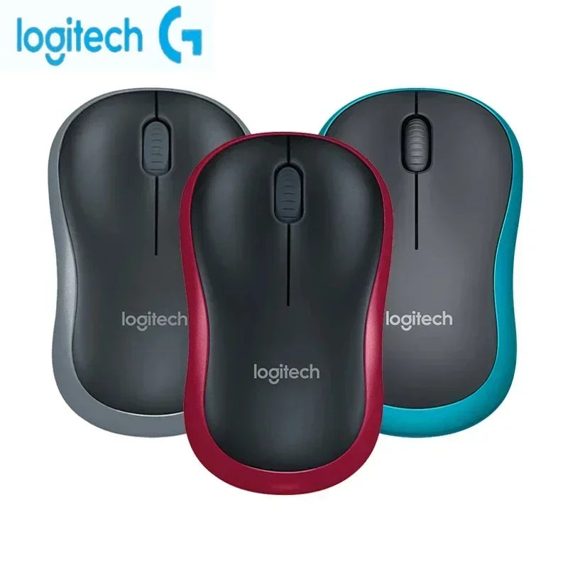 Logitech M185 Silent Optical Mini Wireless Mouse Travel Office Comfortable Small Hand Home Mouse for Mac OS / Windows Mini Pc