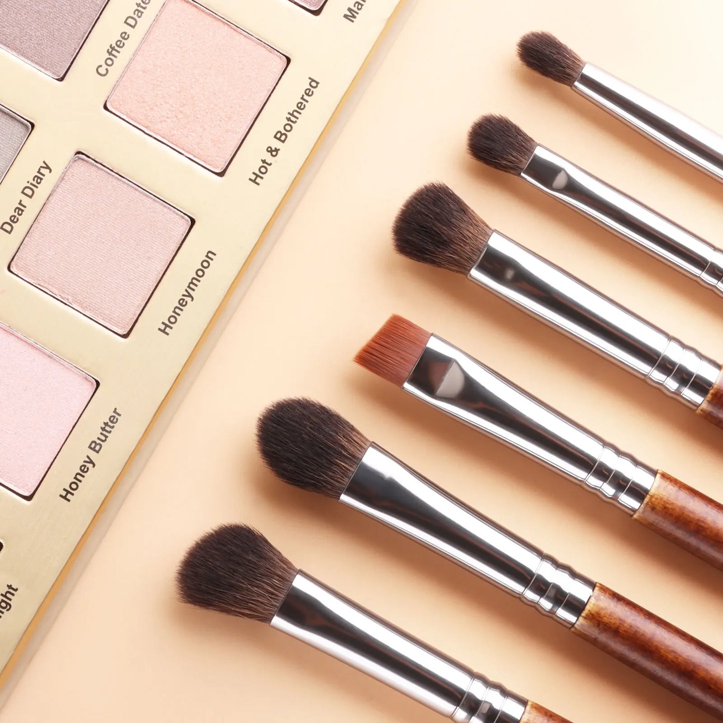 6pcs Eye Makeup brushes Eyeshadow make up smudge crease eyebrow detail smoky eye brush