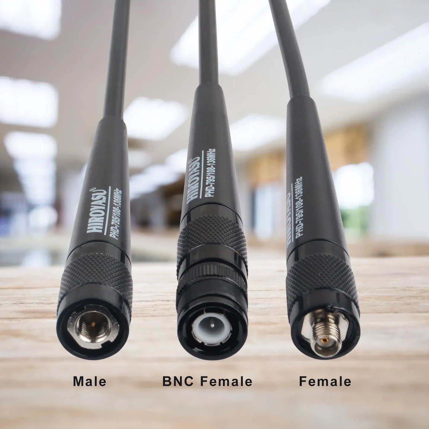 108-136MHz Handheld Whip Walkie Talkie Air Band Antenna 2.15dB 47CM 20Watts Hiroyasu PHD-795 for Baofeng UV-17Pro Gps Quansheng