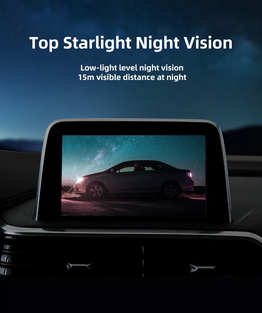 CVBS to AHD 1920x1080P or 720P Car Rear View Camera 170° Fisheye Golden Lens Full HD Night Vision Vehicle Reversing