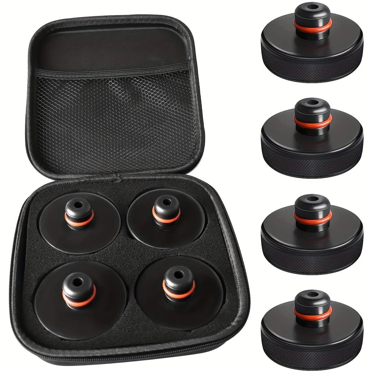 Car Jacks For Tesla Model 3/S/X/Y Car Rubber Lifting Jack Pad Adapter Repair Tool Wear-resistant Support Chassis Tire Repair Kit