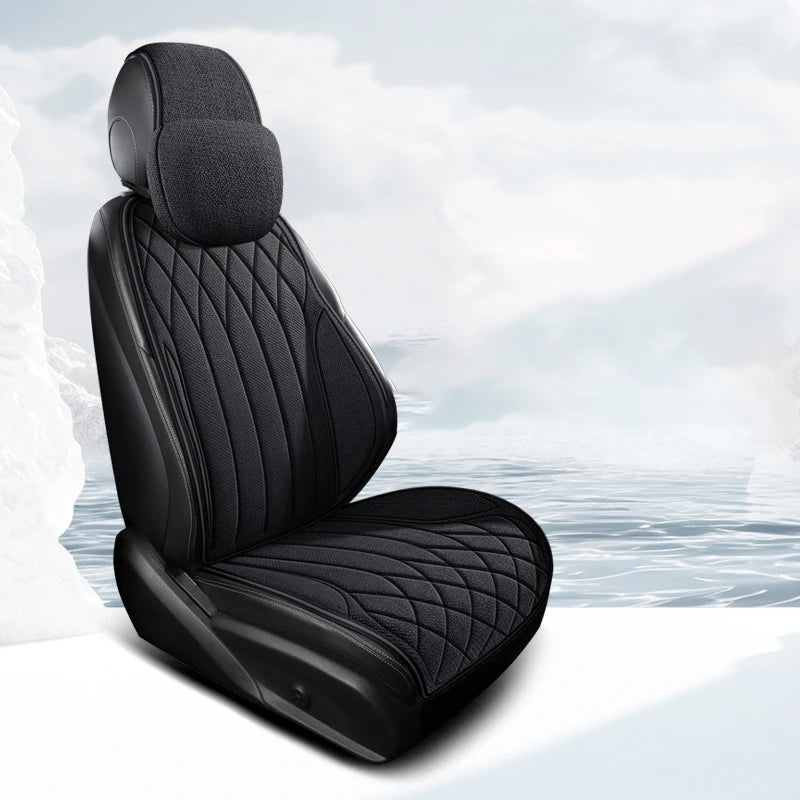 Universal Car Seat Cover Four Season Auto Flax Breathable Anti-Slip Covers for Car Seats Cover Protection Cars Seats Covers