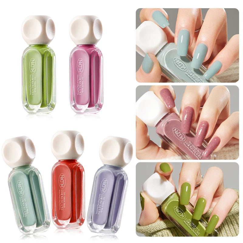 10ml Colorful Water-Based Peel Off Nail Polish No Need Lamp Red Pink Glitter Nails Art All For Manicure Nail Aupplies Varnish