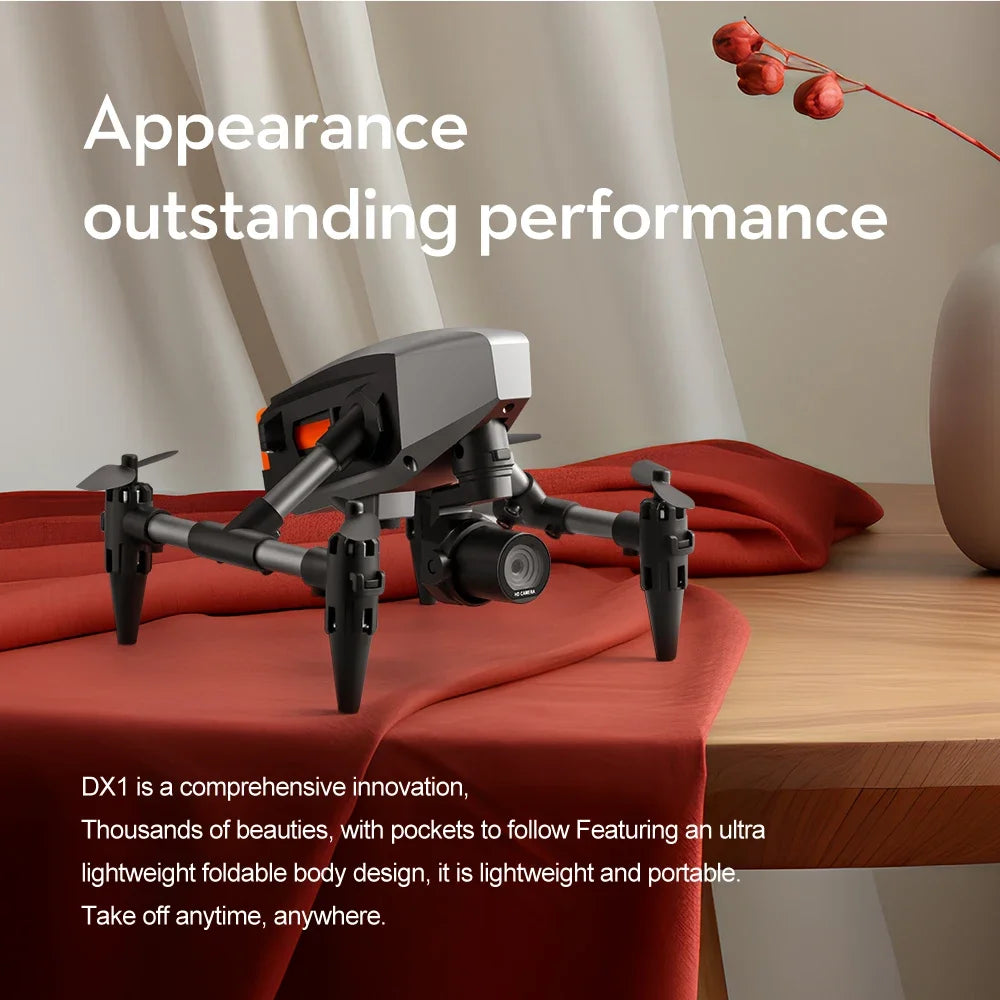 New XD1 Mini Drone FPV Professional 8K Dual Camera 5G WIFI GPS Height Maintaining Four Sides Obstacle Avoidances Quadcopter Toys