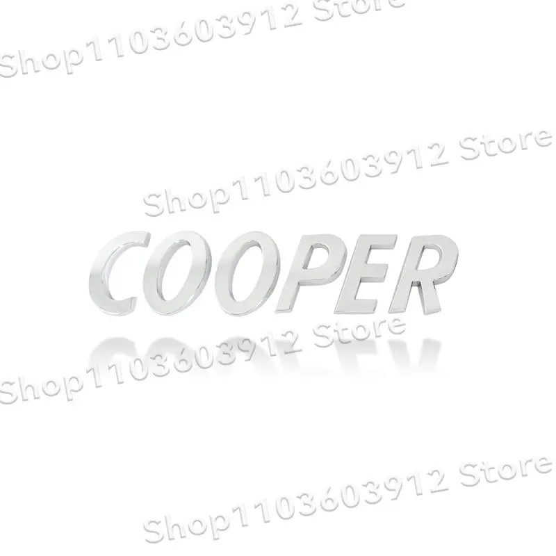 3D Metal Car Styling Cooper S/Cooper D/Cooper SD Emblem Side Fender Rear Tail Trunk Sticker For Mini JCW Clubman R55 R56 R60 F55