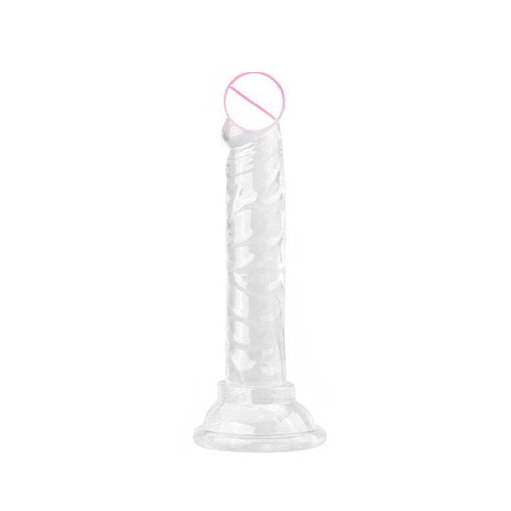 Translucent Soft Jelly Dildo Realistic Fake Dick Penis Butt Plug Sex Toys for Woman Vagina Anal Female Masturbation Huge Dildos