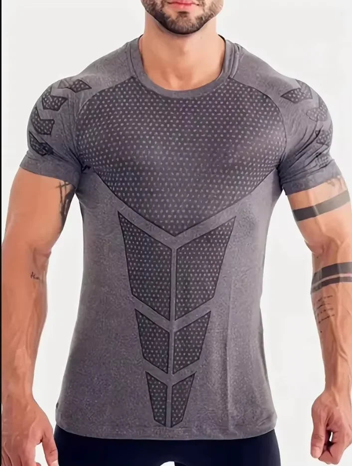 Clearance_1pcs Men's Breathable Soft Comfy High Stretch Short Sleeve High Neck Base Layer For Spring Autumn, Men's Undershirts_C