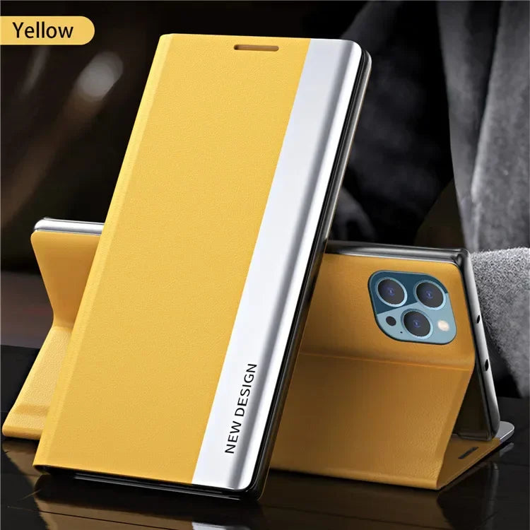 Flip Leather Case For Xiaomi Redmi Note 9S 10S 11S 12 Pro 9C 9T 10X K30S K40 Pro Luxury Ultrathin Magnetic Bracket Cover