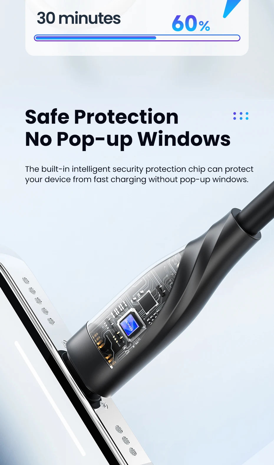 Toocki PD 20W Cable For iPhone 14 13 12 11 Pro Max 8 7 Plus Macbook 2.4A Fast Charging USB C To Lighting Cable Data Wire 1M 2M