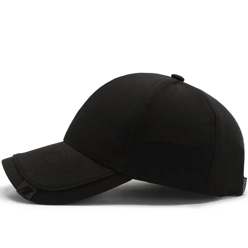 High Quality Solid Baseball Caps for Men Outdoor Cotton Cap Bone Gorras CasquetteHomme Trucker Hats