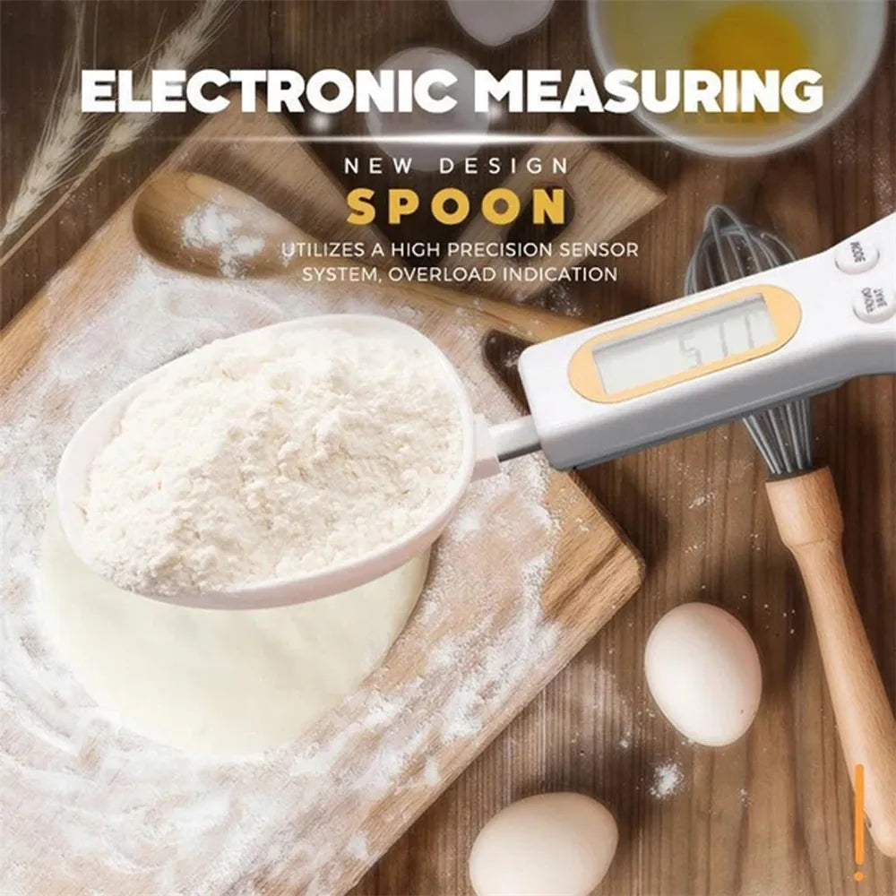 Mini Spoon Scale Digital Kitchen Scale Electronic LCD Food Scale 0.1-500g Cooking Flour Milk Coffee Powder Weight Measure Spoon