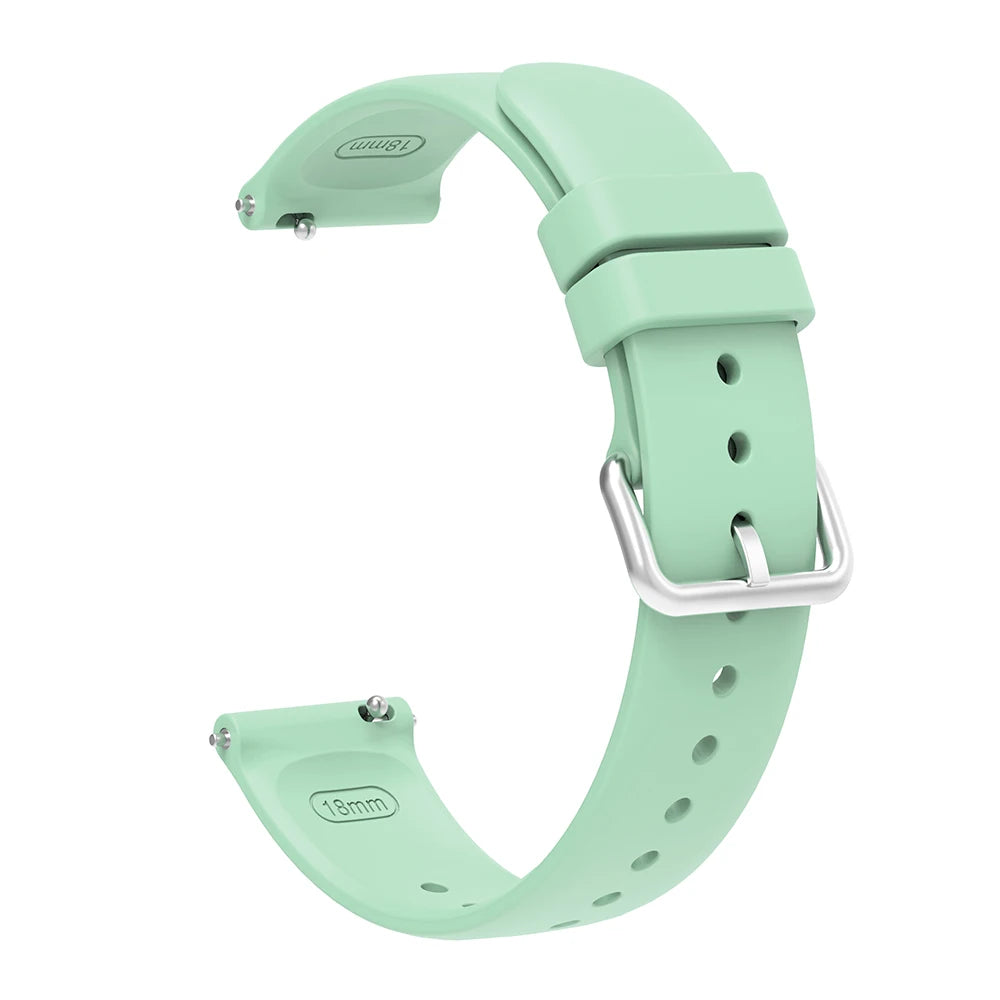 For Xiaomi Watch S4 41mm Silicone Strap Band Wristband 18mm Correa For Huawei Watch GT 5 4 41mm/Watch5 42 Accessories Watchband
