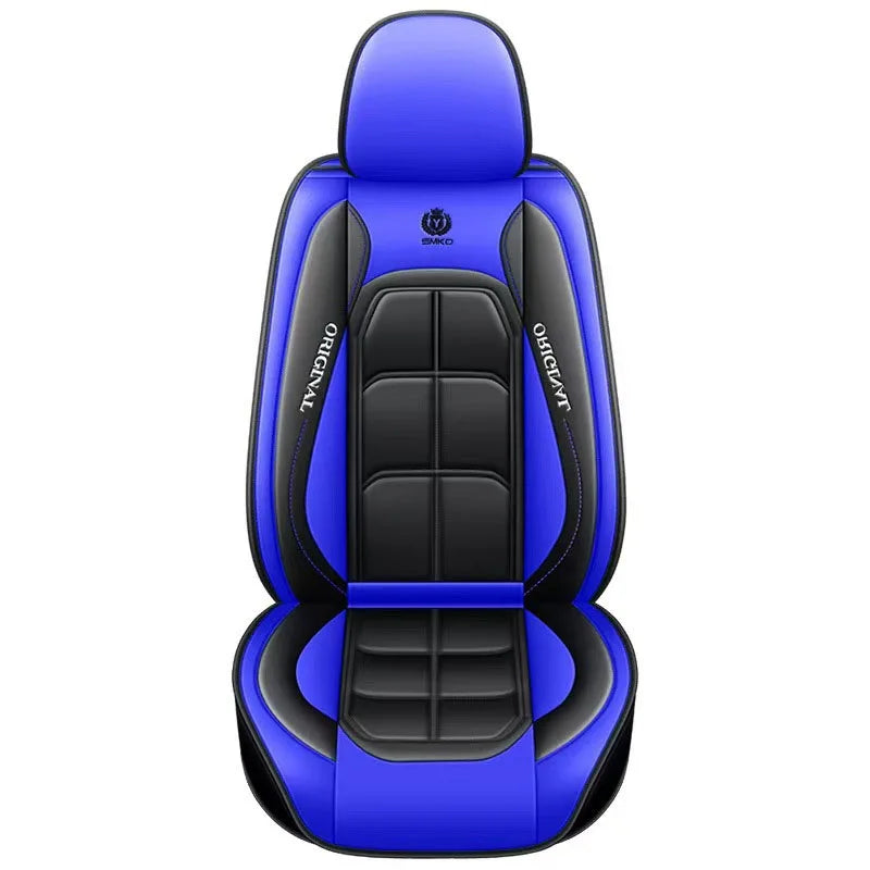 1pcs All inclusive seat cover full leather car seat cushion single seat driver and passenger seat cover all season universal pad