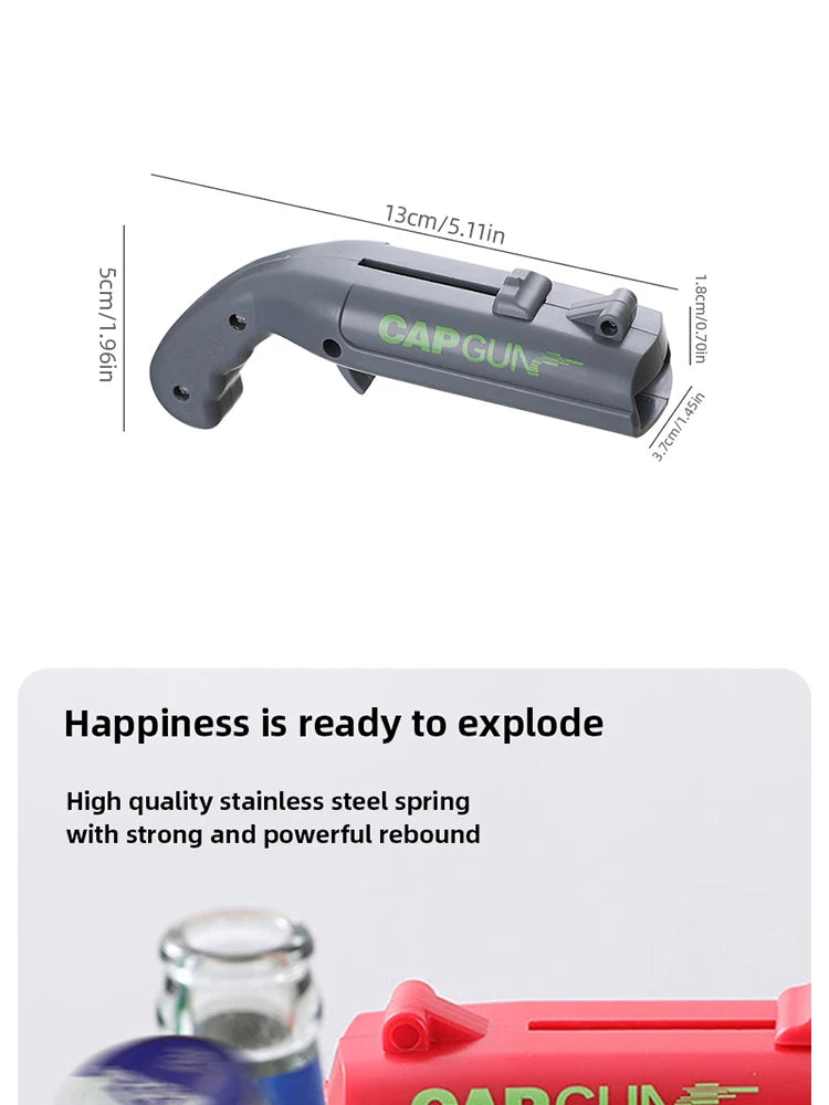 Bottle Opener Launch Spring Cap Portable Drink Bottle Opener Kitchen Party Supplies Bar Drinking Tools Kitchen Accessories