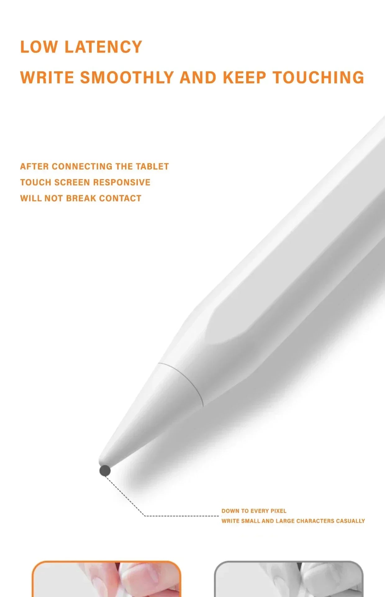 Universal Stylus Pen For Samsung Tab A9 plus S10 A8 S7 S6lite Capacitive Touch Pen For Huawei Xiaomi Lenovo M9 Pro 12.7 M10plus