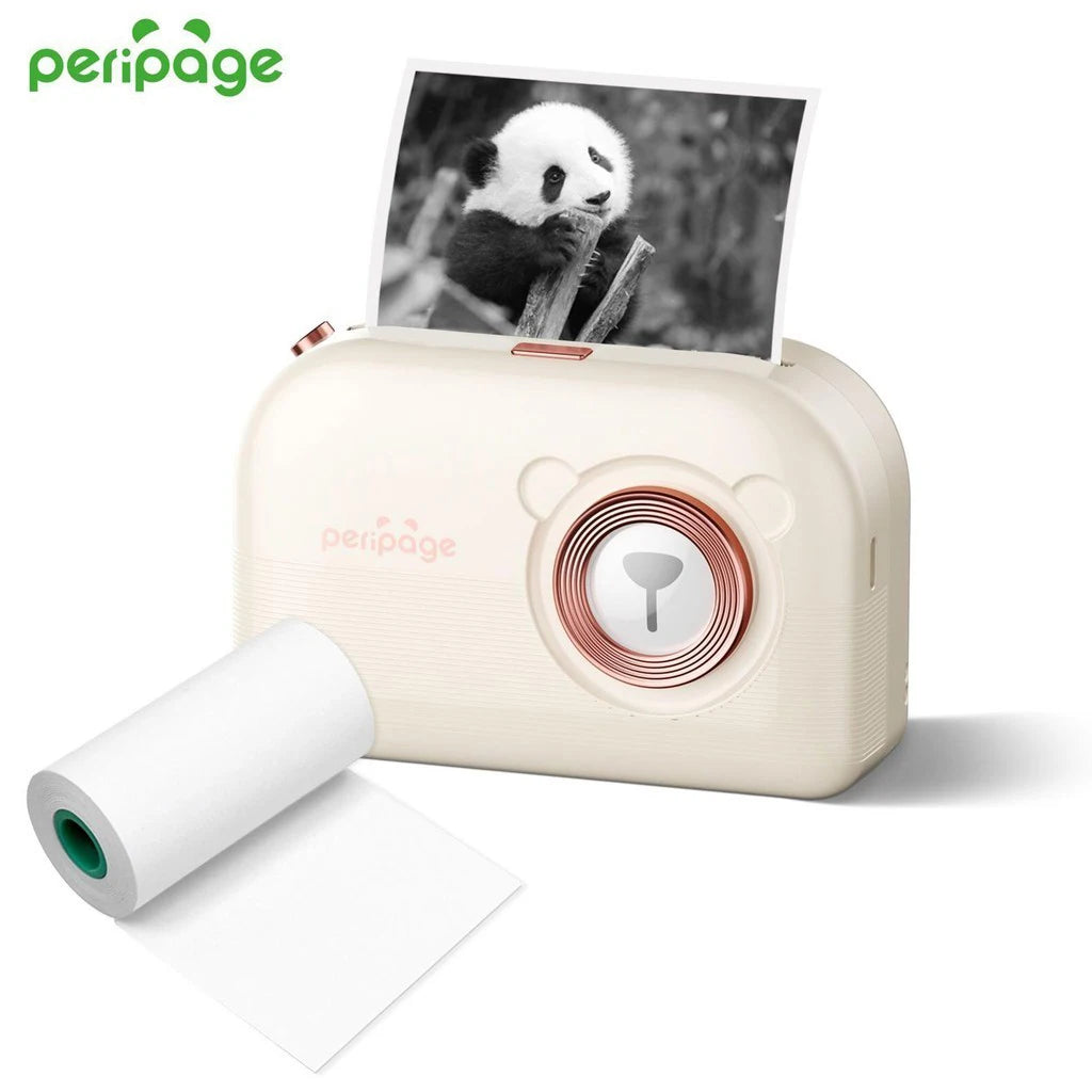 PeriPage A3X Mini Portable Photo Sticker Printer 203dpi BT Wireless Mobile Thermal Printer Receipt Label Maker Support