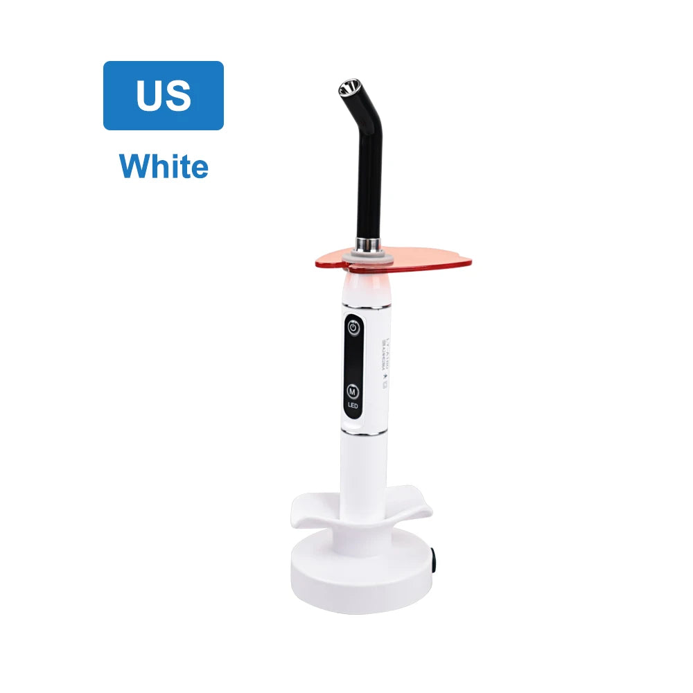 ELIJAH Cordless LED Curing Light Photopolymerizer 1200-2000 MW/cm Wireless Dental Resin Cure Device Dentistry Instrument