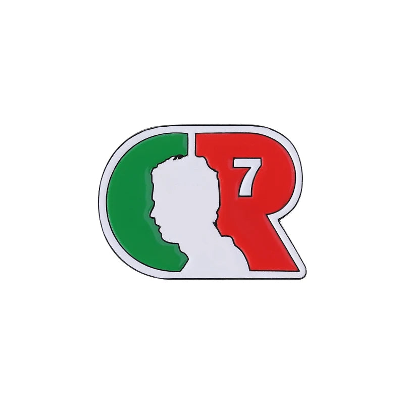 Football Star Enamel Pins Custom Football Club Digital Jersey Brooches Lapel Badges Clothes Funny Jewelry Gift for Fans Friends