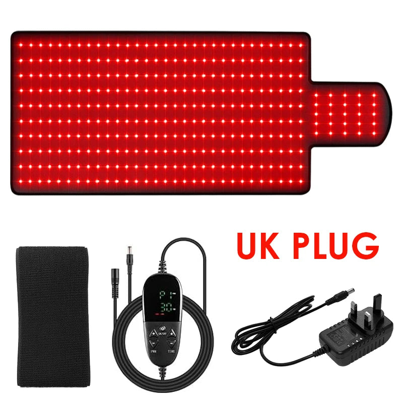 Red Infrared Light Therapy Pad skincare 325PCS 3 in1 LEDs far infrared Waist Back Shoulder Muscle Pain Yoga mat Relief Relax