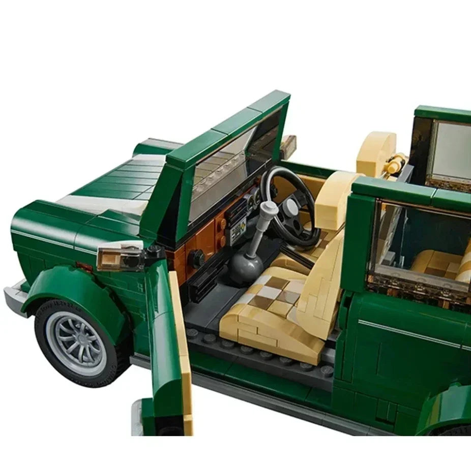 Car Bricks Bus Compatible 10220 10252 10242 Model Building Blocks Boys Girls Birthday Gifts Toys for Children