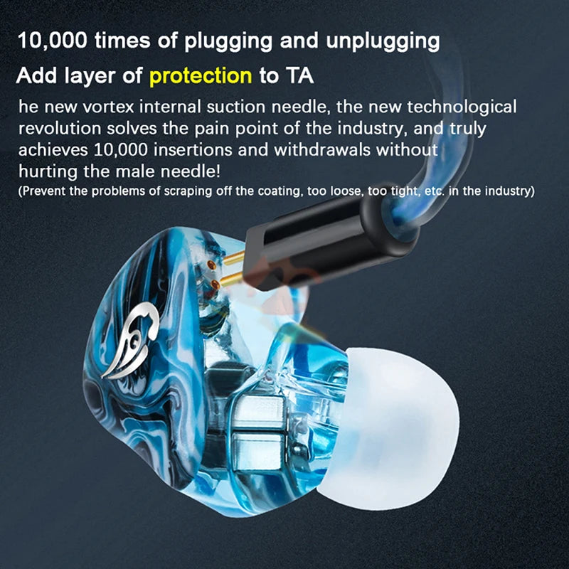 2 Pcs 0.78 Double Needle Socket UE QDC Custom Diy Earphone Repair Flat/Convex/Notch Female Socket Compatible 0.7-0.8 Male Pin