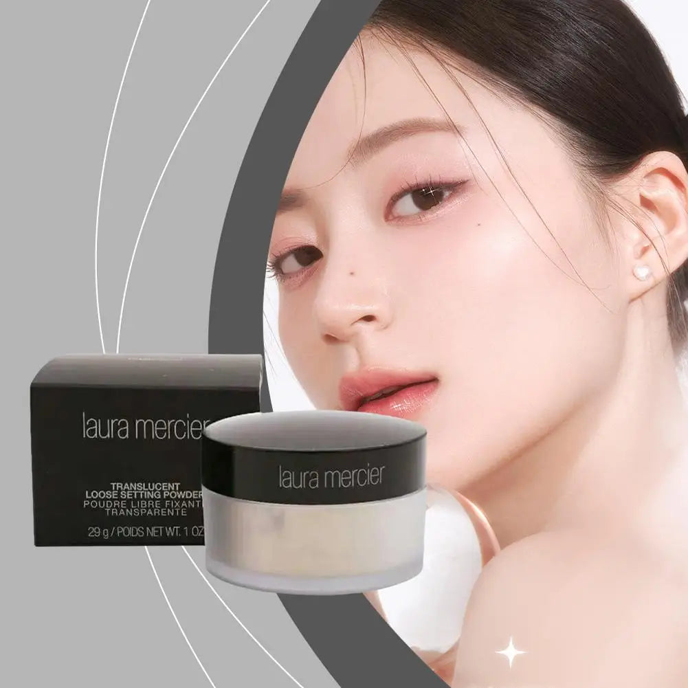 29g Lau Mercier Loose Powder make up Oil Control Breathable Waterproof Lasting Setting Powder Women's Cosmetics Powder