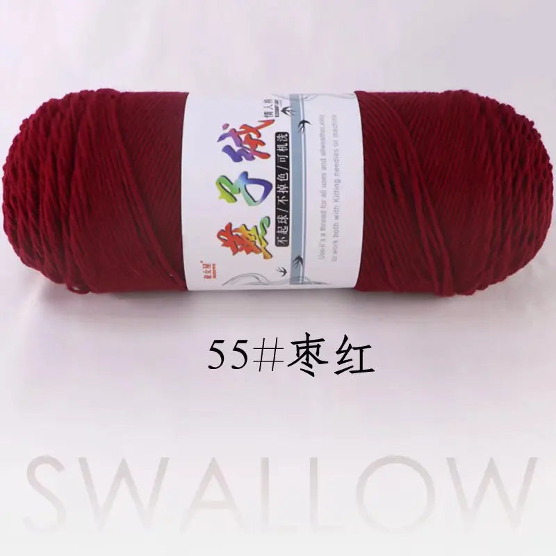 1Pc 200g Milk Cotton yarn for hand knitting Acrylic Crocheting Thread Yarn Crochet Doll sweater bag blanket slipper