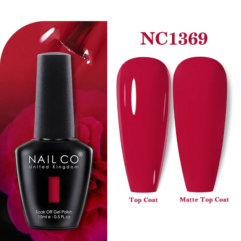 NAILCO Gel Nail Polish 15ml Nail Art Vernis Semi Permanent Soak off UV Gel Polish Gel Manicure Nail Varnish Nail Color Ongles
