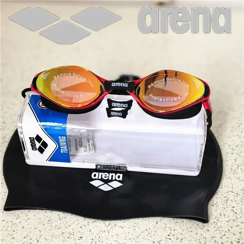 ARENA Professional Adult Anti Fog Swimming Goggles for Men and Women, Waterproof and Adjustable UV Protective Glasses