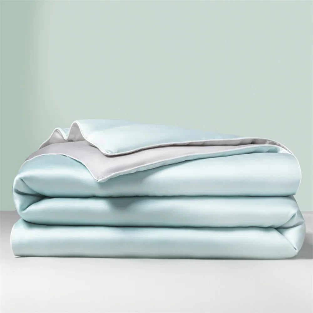 Sondeson Summer Women White Pink Quilt Soft Comforter Cool Color Duvet Twin Double Queen King Shell Blanket For Deep Sleep 1pcs