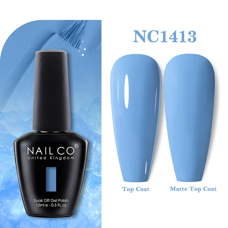 NAILCO Gel Nail Polish 15ml Nail Art Vernis Semi Permanent Soak off UV Gel Polish Gel Manicure Nail Varnish Nail Color Ongles