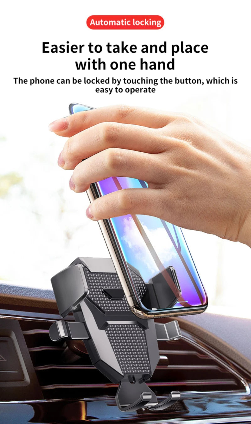 2024 Sucker Car Phone Holder Auto Mount Stand GPS Telefon Mobile Cell Support For IPhone 13 12 11 Pro Xiaomi Huawei Samsung