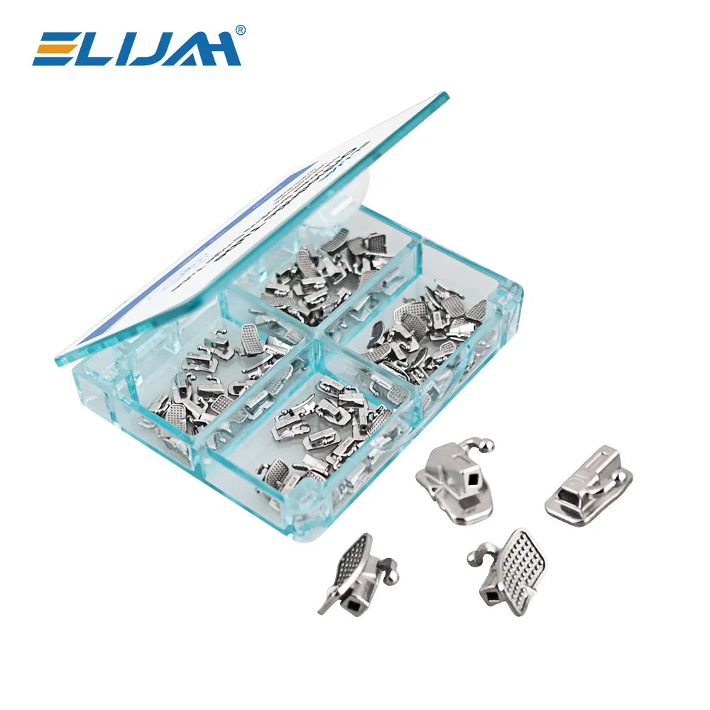 20Set/80pcs Dental Orthodontic Buccal Tubes Bondable 1st Molar Monoblock Non-Convertible Single Tube Roth MBT Dentistry Tool