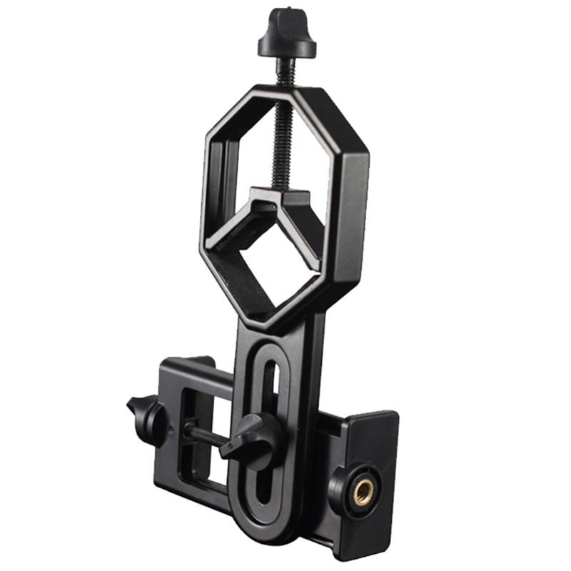 Adjustable Plastic Cellphone Adapter Mount Microscope Spotting Scope Telescope Clip Bracket Phone Stand Holder