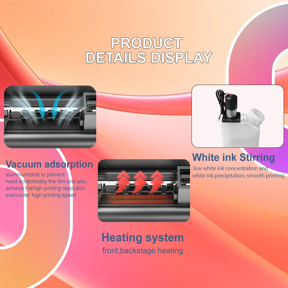 A3 DTF Transfer Printer A3+ XP600 DTF Printer T Shirt Printing Machine A3 With Powder shaking machine for Clothes Hoodies Jeans