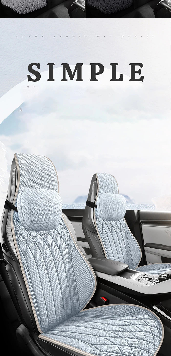 Universal Car Seat Cover Four Season Auto Flax Breathable Anti-Slip Covers for Car Seats Cover Protection Cars Seats Covers