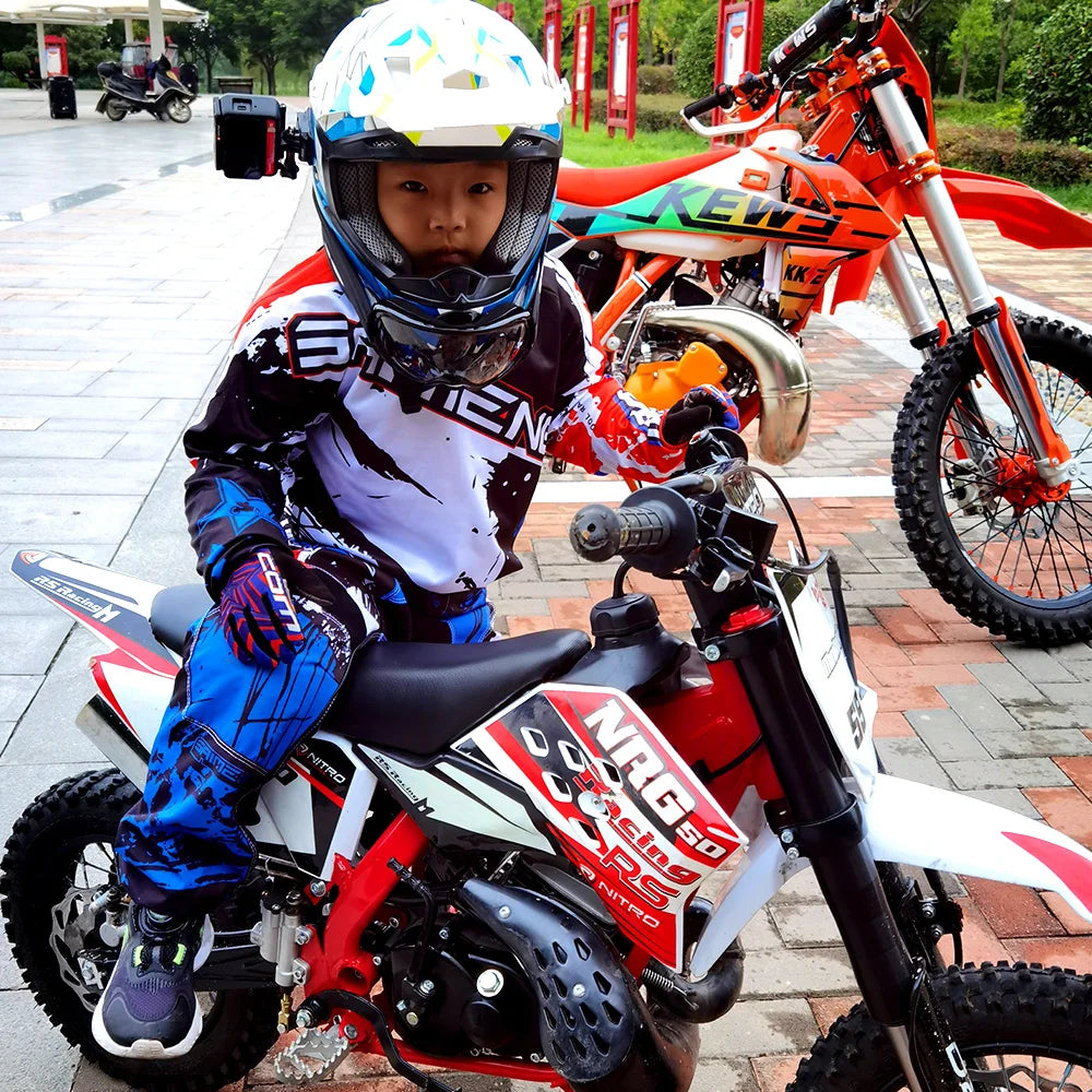 SIZE 20 22 24 26 28 saimeng children's enduro motocross gear set mx jersey pants motorcycle kits mtb Off Road youth racing suit