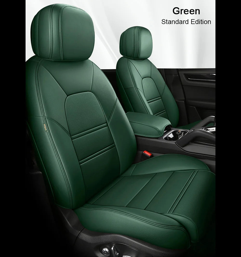 For Land Rover Range Rover Velar 2017 2018 2019 2020 Faux Leather Custom Car Seat Covers Full Set Interior Protector Accessories