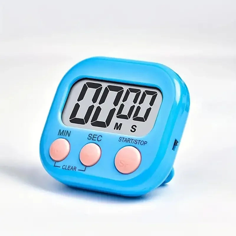 Multi-Function Electronic Timer, Big LCD Display The Loud/Silent Switch Countdown Timer, In Break Time, Cooking, Gym, Meeting