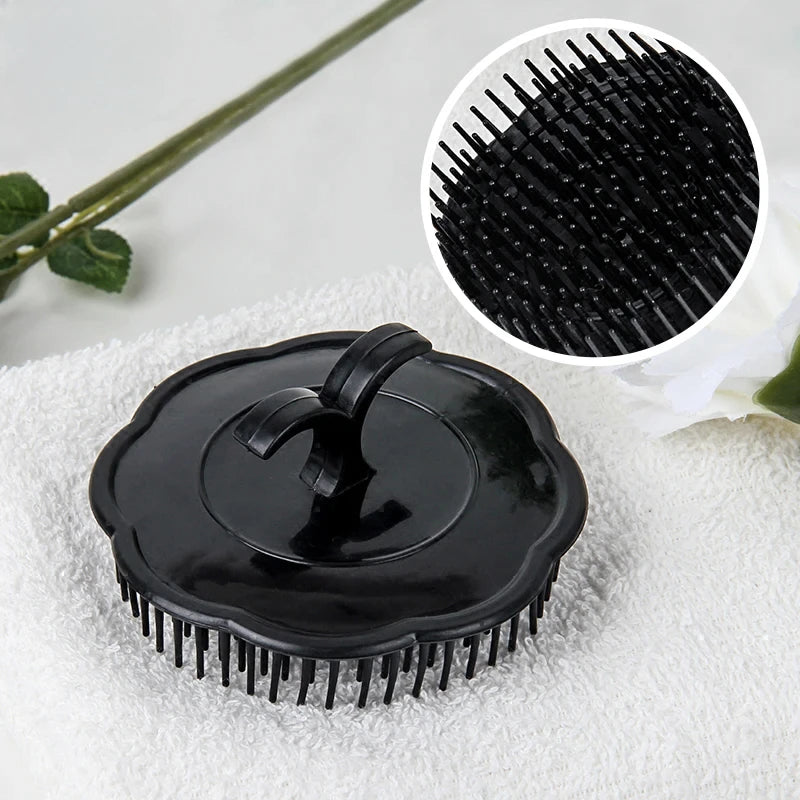 Head Massage Shampoo Brush Adult Scalp Massage Brush Men and Women Soft Glue Bathroom Shampoo Comb Long Hair Washing Hair Scalp