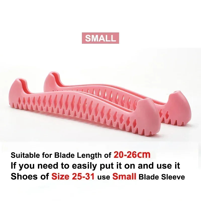 Adjustable TPU Ice Skating Blade Covers Walkable Figure Skate Ice Skate Hockey Skates Prevent Puncture Scalable Blade Sleeve