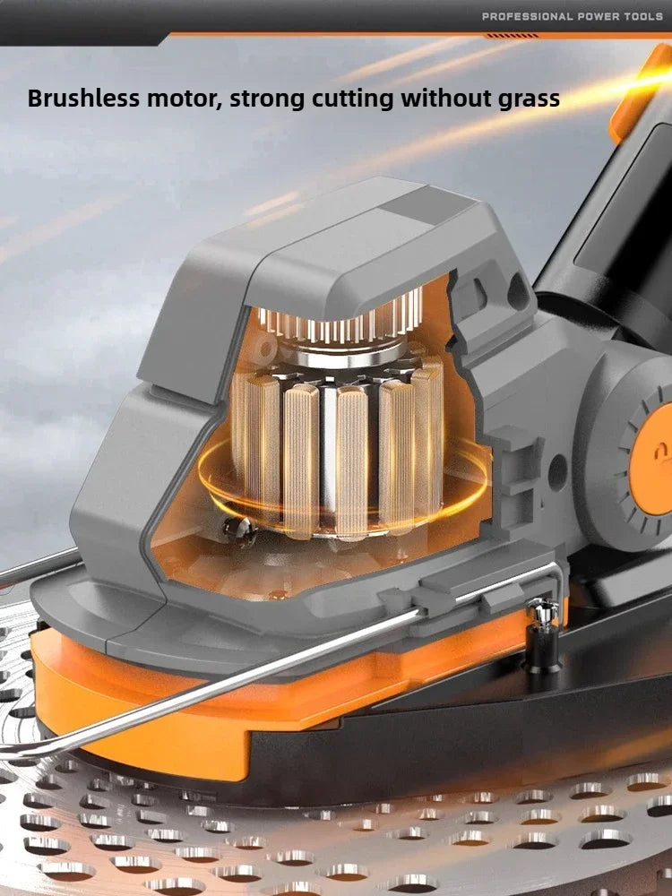 Electric lawn mower small household weeding lithium battery weeding artifact