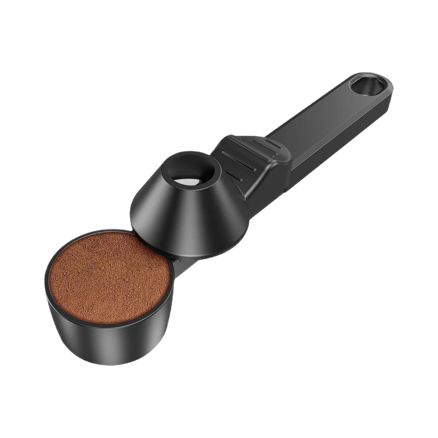 Creative Sliding Leakproof Coffee Scoop , Tablespoon Measuring Spoon Long Handle Coffee Spoon for Kitchen Cafe Making