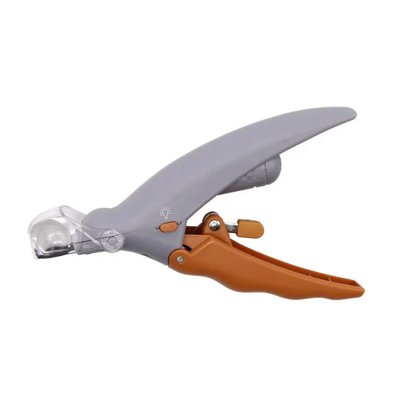 1pc illuminated LED Dog & Cat Nail Clipper - Safe & Precise Trimming - Comfort Grip for Grooming