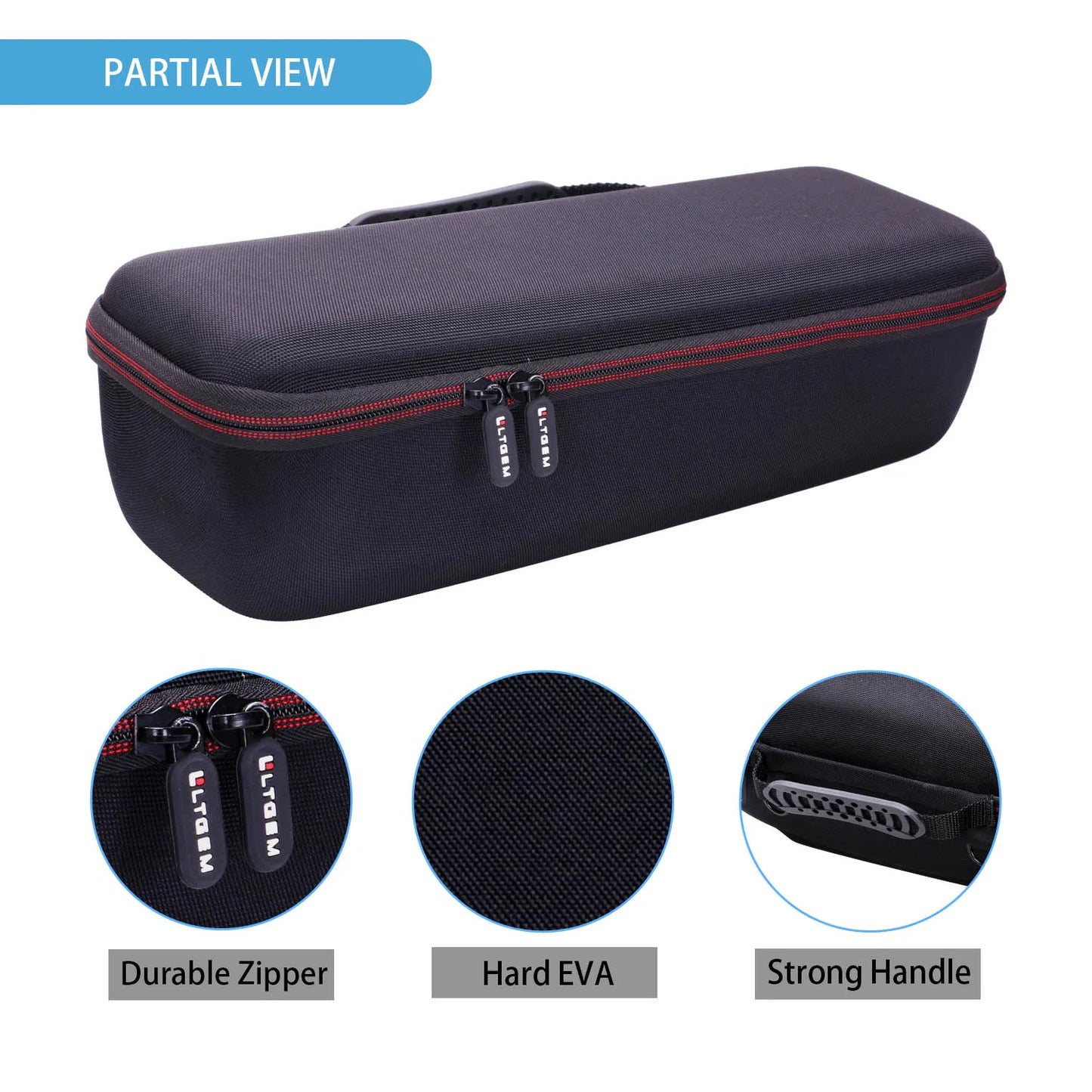 LTGEM Hard Carrying Case Compatible for AOMAIS Life Bluetooth Speakers,(Only Case)