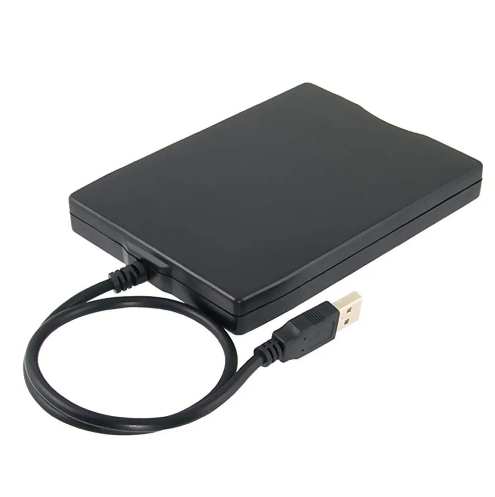 USB Floppy Disk Reader Drive 3.5" External Portable 1.44 MB FDD Diskette Drive for Mac Windows 10/7/8/XP/Vista PC Laptop Desktop