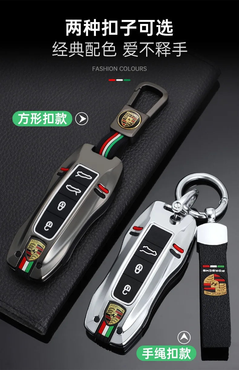 Auto Smart Remote Key Case Cover Protector For Porsche Panamera Carman Macann Bobst Cayenne 911 981 991 970 996 Car Accessories